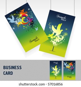 set business card