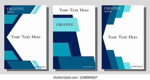 Set of business card templates. Abstract style background design for covers  posters  banners  invitations and cards.