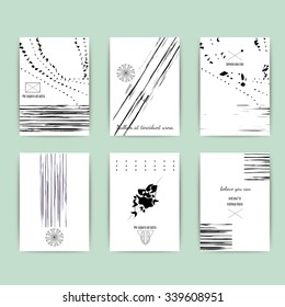 Set of Business Card Templates. Abstract Modern Vector Collection for Banner, Poster, Placard or Card Design.