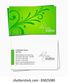 set of business card , vector elements for design.