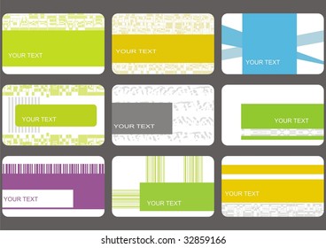 set business cards (set 19)