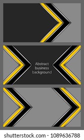 Set of business cards