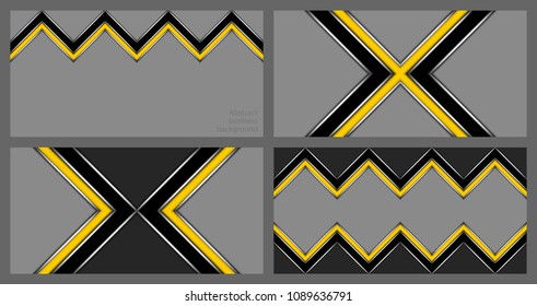 Set of business cards
