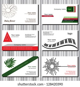 Set of business cards