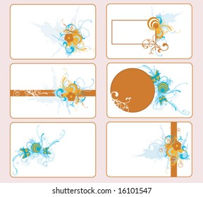 Set of business cards