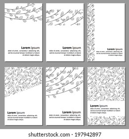Set of business cards