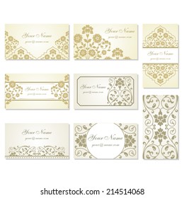 Set of business cards.