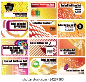Set of business cards