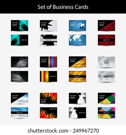 Set of Business Cards