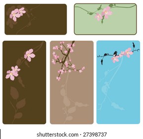 Set of business cards