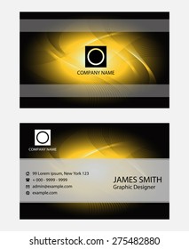 Set of business cards 