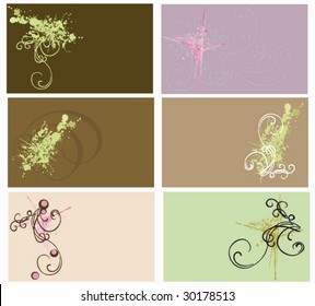Set of business cards
