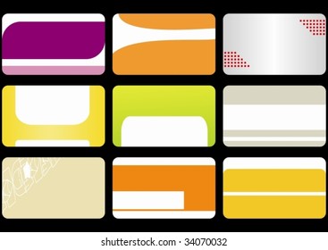 set business cards