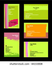Set of business cards