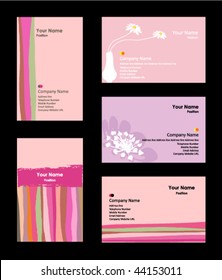 Set of business cards