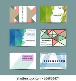 Set of business cards