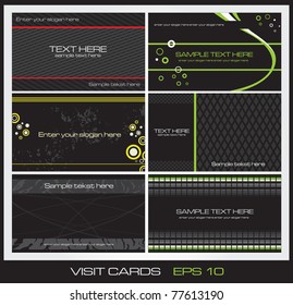 Set of business cards