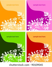 Set of business cards