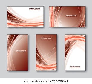 Set of Business Cards. Eps10.