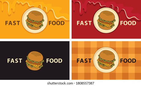 Fast Food Visiting Card Images Stock Photos Vectors Shutterstock