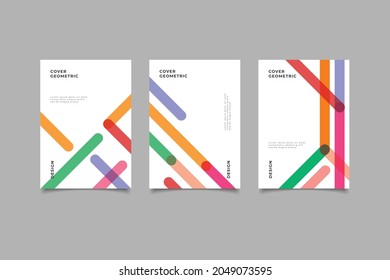 set of business cover collection ,geometric design vector illustration eps 10