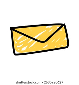 set of an Business Crayon Doodle Message