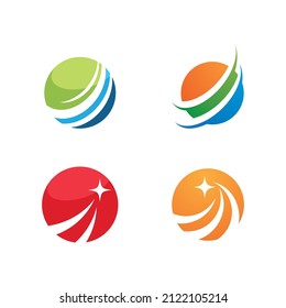Set of Business faster Logo vector flat design