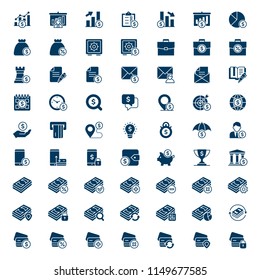 Set of business and finance icons. Vector illustration