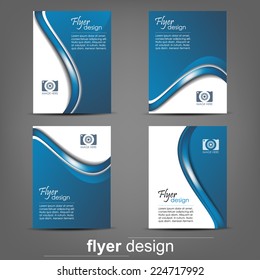 Conjunto de plantillas de viajero de negocios, banner corporativo, diseño de portada o folleto/diseño con lugar para su contenido o edición creativa.
