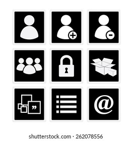 Set of business icon.