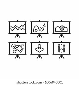 Set of business icons