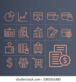 Set of business icons