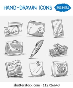 Set of business icons