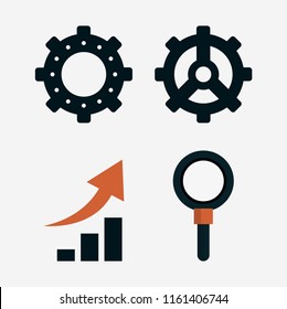 Set of business icons