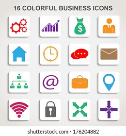 Set business icons