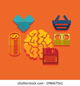 Set of business icons