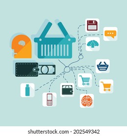 Set of business icons