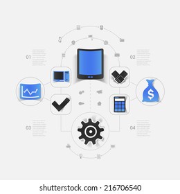 Set of business icons