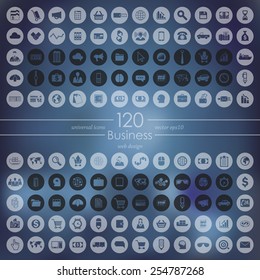 Set of business icons