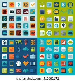 Set of business icons