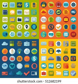 Conjunto de iconos de negocios