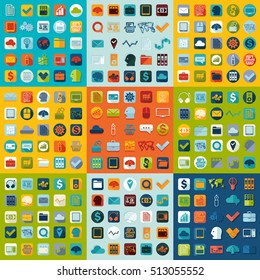 Set of business icons