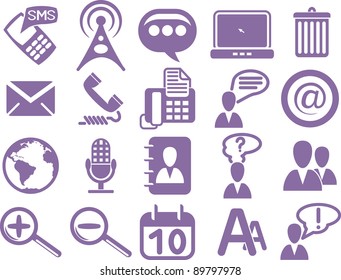 Set of business icons