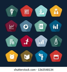 Set of  business icons and symbols for various industries, servi