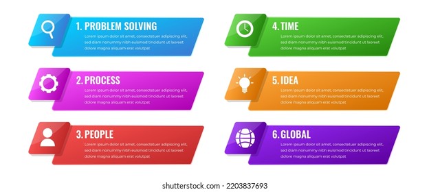 Set of Business infographic diagram visualization. Editable vector design isolated.