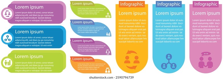 Set of Business infographic template  vector illustrasion.    