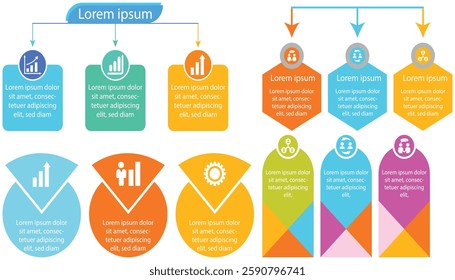 Set of Business infographic template  vector illustrasion.    