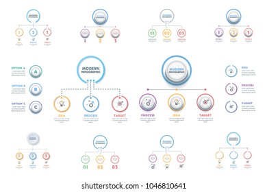 Set of Business Infographic Template.Modern Infographics Timeline Design.Colorful Vector Illustration