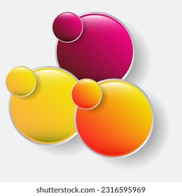 Set of business infographics design template for presentation