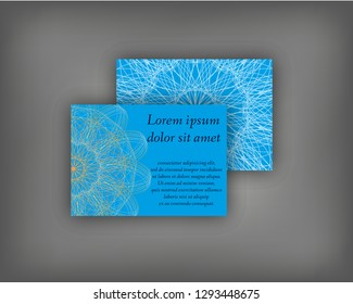 Set of business, invitation, save the date card template, abstract elegant pattern vector design editable. Hand drawn background. Mandala design